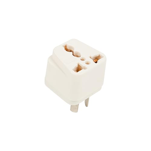 Image of Ocko India to Australia Converter Plug Universal Socket Adapter Type-I | For China, New Zealand, Argentina, Cross 3Pin Plug Universal Input (Pack of 1, 3 Pin Australia Adapter)