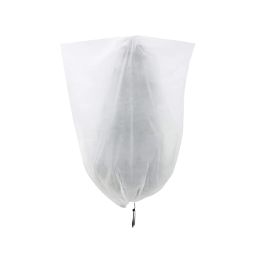 ZONADAH Frost Protection Plant Cover Winter Warming Plant Cover 100x150cm Garden Fleece Plant Protection Guard Bag with Drawstring for Yard Garden Plants Small Tree Against Cold