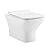 Swiss Madison Well Made Forever SM-WT455 Carré Wall Hung Toilet, Glossy White