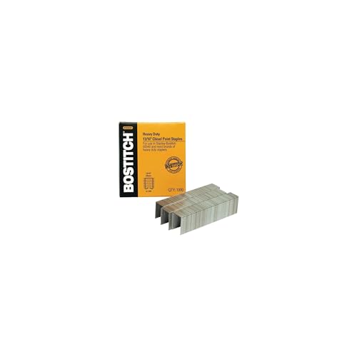 Agrafes robustes Stanley Bostitch Bossb351316hc1 00540 0.50 in pour reliure de bureau