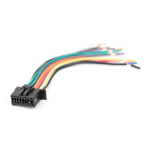 Xtenzi 16Pin Car Radio Power Wire Harness Connector Compatible with Pioneer DEH150MP DEH15MP DEH15UB DEH2500UI & More - XT91010V2