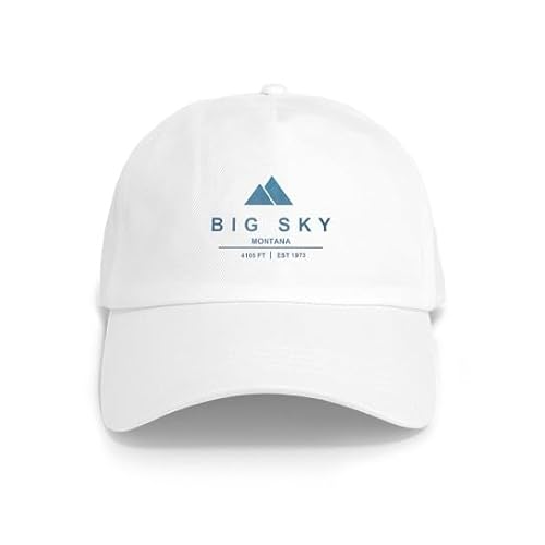 CafePress Big Sky Ski Resort Montana Unique Adjustable Baseball Hat