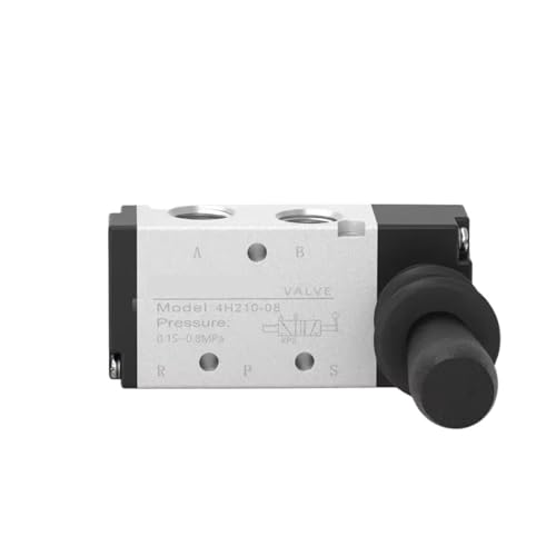 Vanne de commande manuelle 4H210-08 pneumatique 5/2 avec silencieux d'air