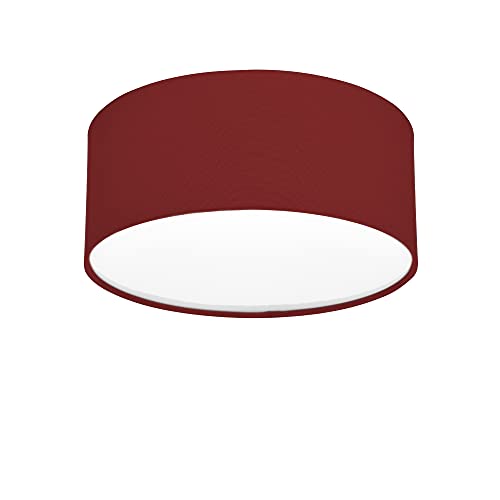 Coup Light MOON Deckenlampe I Stoffdeckenleuchte I Deckenleuchte I Bürolampe I Textilschirm - Ø30x13cm - 2xE27 - Verschiedene Farbkombinationen - Energieeffizienzklasse A++ Cover