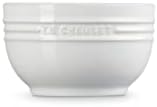 Le Creuset Bowl Deep Plate, 16.9 fl oz (500 ml), White, Heat Resistant, Cold Resistant, Microwave, Oven, Dishwasher Safe