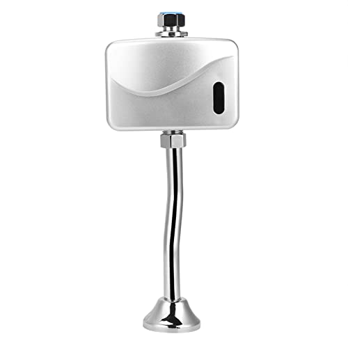 TOPINCN Urinal Induction Flusher Surface Mounted Strong Resistance for Bathroom with Infrared Sensor Electronic Components for Stainless Steel Baths (Exposed Installation (Exposed Tube))