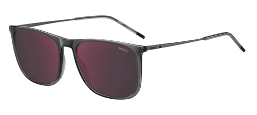 HUGO Lunettes de Soleil HG1319/S grises et ruthenium pour homme style urbain