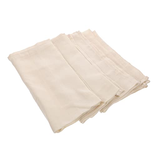 IMIKEYA 4stücke Käsetuch Passiertuch Aus Baumwollstoff Ungebleichtes Seihtuch Für Käse Und Tofu-filter Mit Feinen Löchern Für Effektive Handarbeit Weiß
