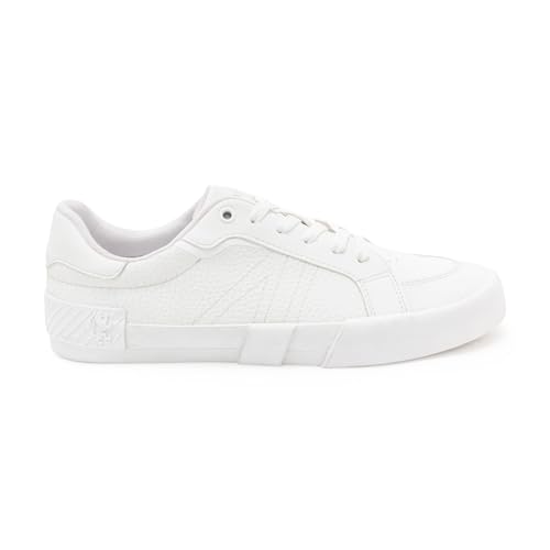 Image of Red Tape Men's Sneakers Off White Pu Round Toe Lace-Up Responsive Sole