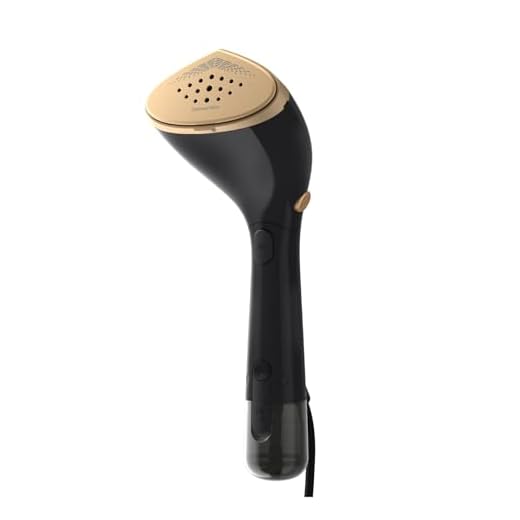 Philips Steamer 7000 Series - 1500W, 28 g/min Dampfleistung, zugespitzte Heizplatte aus Metall, 2 abnehmbare Wassertanks, inkl. Handschuh/StyleMat, Schwarz (STH7060/80)