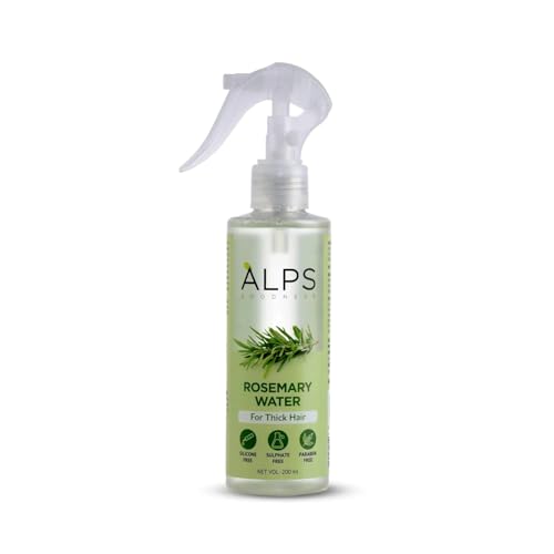 Alps Goodness Rosemary Water Refill Pack For Hair Growth (200 ml) | Hair Spray for Regrowth | Rosemary Mist | Adds Shine | Helps Reduce Hairfall | Str