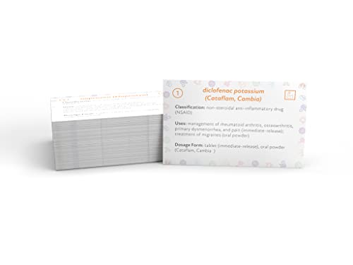 Pharmacology Flash Cards: Pharmacology Flashcards For Nursing And Medical Students For Study And Review [Full Color Note Cards] #TOP17