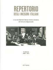 Repertorio degli incisori italiani 2008-2013 catalogue estampe italie