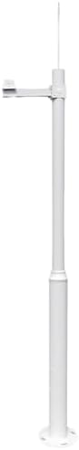 Adjustable Outdoor Security Camera Mounting Bracket Extender Pole - Durable Weatherproof Metal Ground Stand for Enhanced Stability & Coverage of Surveillance Cameras
