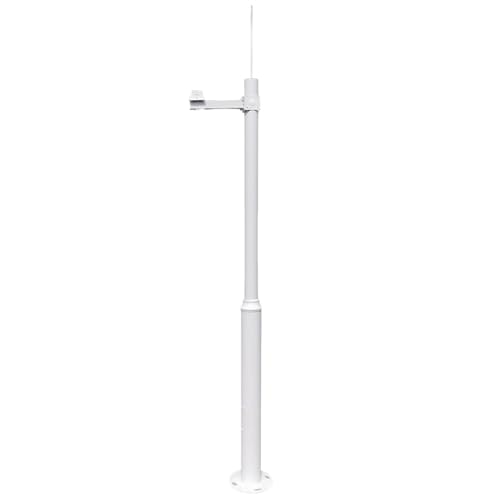Outdoor Security Camera Mounting Pole Extender - Weatherproof Metal Holder