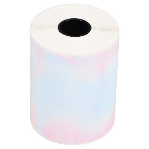 POPETPOP Rouleau D'étiquettes pour Codage Couleur Thermiques Autocollantes Blanches Papier Thermique et Marquage Professionnel pour Imprimante