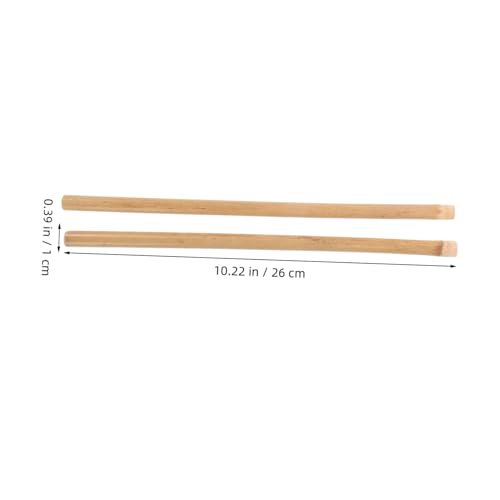 Baquetas Toddmomy, 1 par, sólidas, con agarre antideslizante, para jazz, marcha y práctica, accesorios versátiles de percusión para todos los niveles miniatura 2