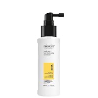 Nioxin System 1 Scalp Plus Hair Thickening Treatment Serum for Natural Hair with Light Thinning, 100 ml