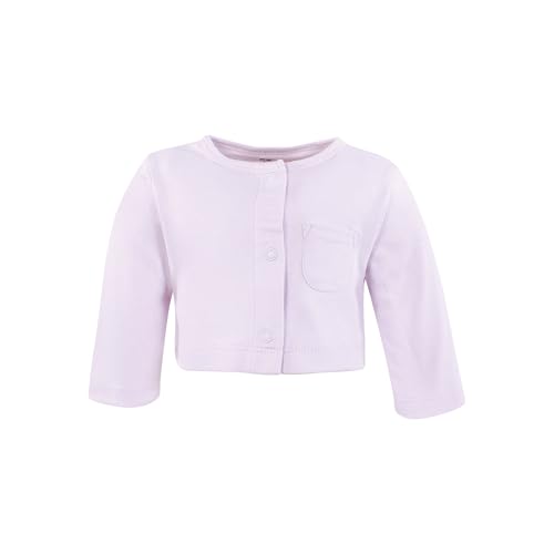 Image of Hudson Baby Girls' Cotton Dress and Cardigan Set