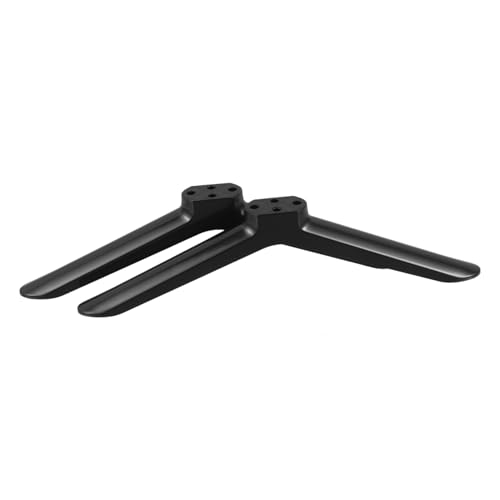 POPETPOP Soportes para TV Led De 40 Pulgadas Pedestal, Patas Aplicables para Televisores De Pantalla Plana, Base Negra para Dormitorio, Accesorio Resistente y Fácil Instalación