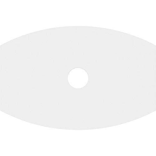 Image of Ekena Millwork CMP30X20KY-04000 Kailey Architectural Grade PVC Contemporary Urethane Ceiling Medallions 30 inchW x 20 inchH x 4 inchID x 16 1 /4 inchC x 1 inchP