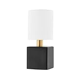 Mitzi H627101-AGB/CSB Joey - 1 Light Wall Sconce 12.75 inches Tall and 5.75 inches Wide - Aged Brass/Ceramic Satin Black