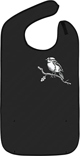 Classic Bib Designs Bavoir pour adulte - unisexe - pour manger - avec ramasse - miettes - réutilisable - lavable Cover