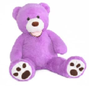 MorisMos Giant Teddy Bear Stuffed Animals, Big Purple Teddy Bear Plush Toy for Girlfriend Kids Large Bear Gift on Christmas Valentine's Day, 39 Inch