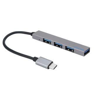 Microware USB Type-C to 3 USB Port with MicroSD Card Reader, Ultra Thin Mini Port Portable Mini Size-image-47