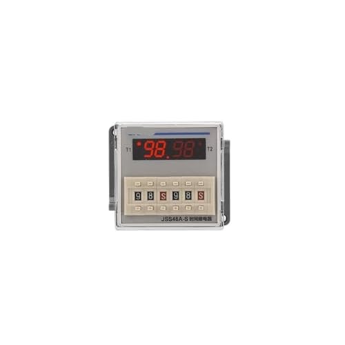 Relé de tiempo digital JSS48A-2Z con control de ciclo y doble contacto de 220V