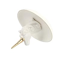 BESTYASH Jewelry Storage Box Ceramic Jewelry Plate Unicorn Ring Holder Desk Decor Easy to Clean Random Style