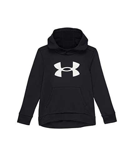 Sweat à capuche Under Armour polaire noir fille vêtement de sport chaud taille Youth Medium