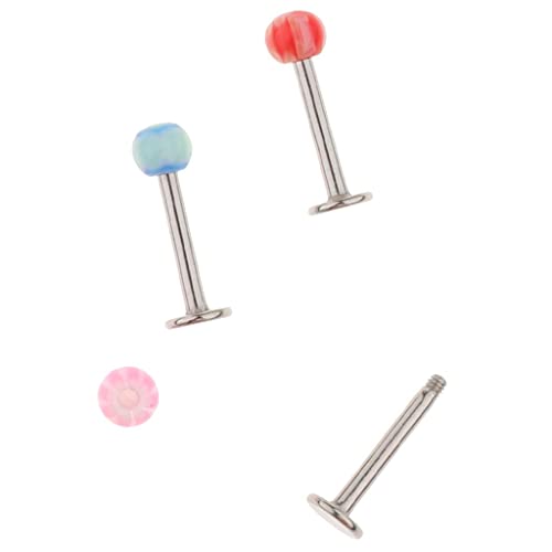 Colaxi 20x Moda de aço Inoxidável para Lábios Orelha Barra de Osso Pregos Piercing Na Língua Do Quei