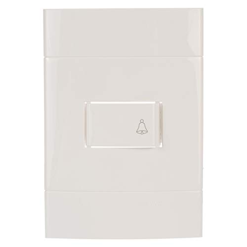 Conjunto Decor Schneider campainha pulsador 10a 250v branco prm044061