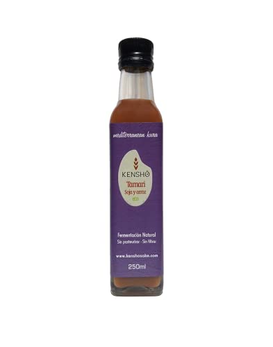 Kensho by Humbert Conti | Salsa de Soja Tamari | Sin Gluten | Sin Pasteurizar | Fermentación Natural | Ecológico | Probiótico Natural| 250ml