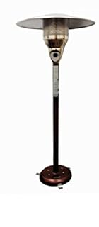 AZ Patio Heaters Natural Gas Patio Heater in Hammered Bronze
