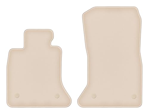 Tapis de sol velours beige Fortuna pour voyages en BMW 5 F10_FL