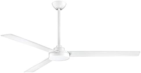 Minka Aire Roto XL 62 in. Indoor/Outdoor Flat White Ceiling Fan with Wall Control