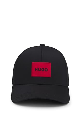 HUGO Herren Men-X 581-RL Cap aus Baumwoll-Twill mit rotem Logo-Label...