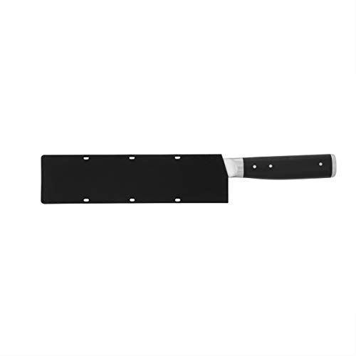KitchenAid Faca Santoku de rebite triplo forjado Gourmet com tampa de lâmina personalizada, faca de