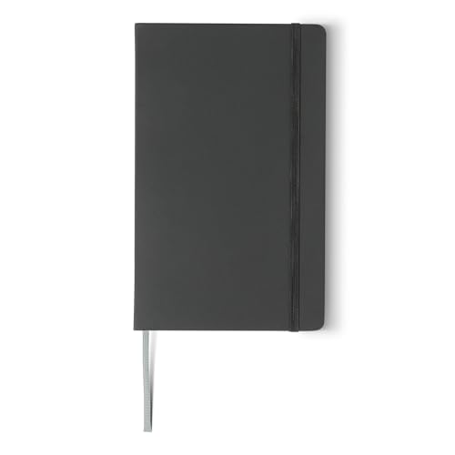 Image of Amazon Basics Classic Dotted Notebook, 240 Pages, Black, Hardcover, 5 x 8.25-Inch