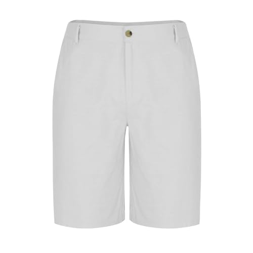 Xiaojmake Linen Dress Shorts for Men Comfortable Loose Fit 7 Inch Inseam Breathable Stretch Chino Shorts Straight Walkshort3