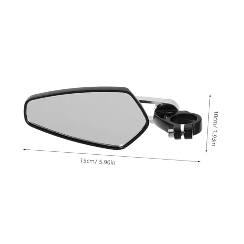 Espejos retrovisores motocicleta ajustables de aluminio Mikinona 2