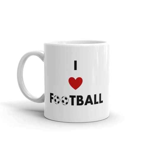 Image of Printed Coffee Football Love Mug | Christmas | New Year - 350ml Capacity