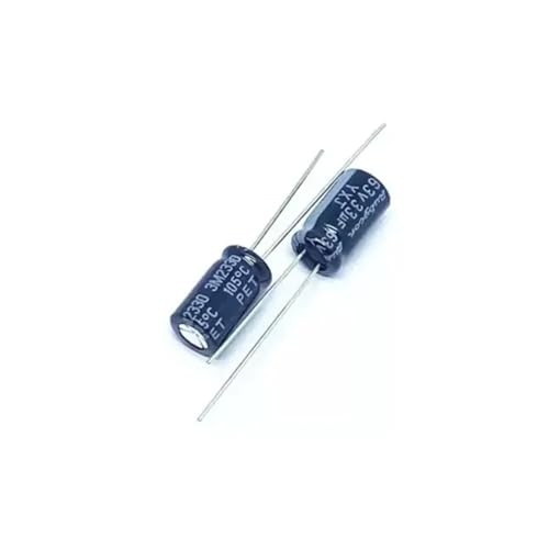 Condensateurs électrolytiques aluminium durables 63V 33uF pour circuits haute fidélité