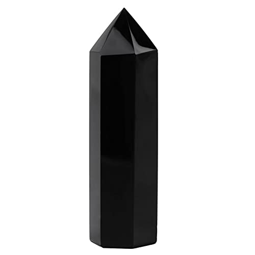 Obsidiana Negra Piedra Natural, Piedra de Cristal de Obsidiana