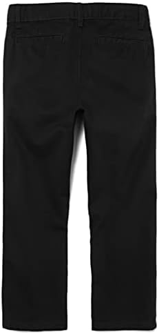 The Children's Place Boys Stretch Chino Pants,Black Single,14 - 4