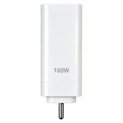 Image of 160W Charger Set with Cable Ultra Fast Charging Compatible with OnePlus 12R 12 11 11R 10 Pro 10R 10T 9R 9 Pro 9RT Nord CE4 CE3 - White with SIX Months Replacement Warranty