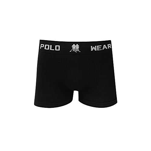 Kit 10 Cuecas Masculinas Boxer Microfibra Lisa Polo Wear Sortido M