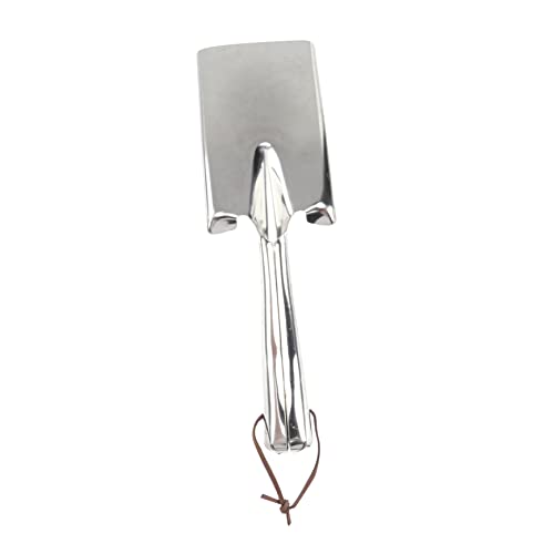 YARNOW 1 Pc Pala De Jardín Palas De Jardín Mano Cenefa Clavijas Rastrillo Paletas Cuchilla Gubia Zanjadora Paleta De Jardín De Servicio Pesado Pala De Jardineria Acero Inoxidable Silver